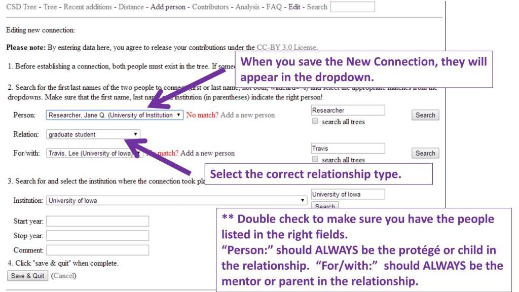 Choose the correct relationship type and make sure the parent/child relationship flows in the correct direction.